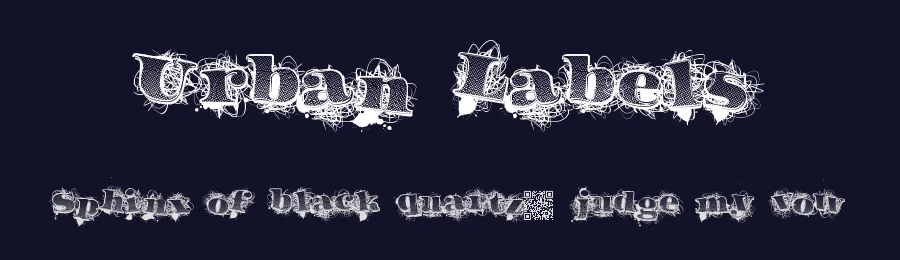 Urban Labels by Xerographer Fonts — Decorative Font — thumbnail 2
