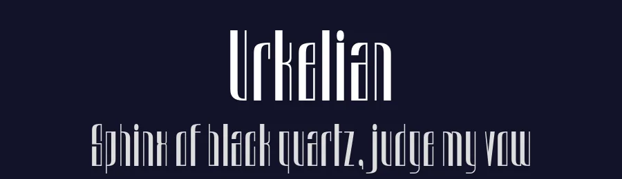 Urkelian by Typodermic Fonts — Decorative Font — thumbnail 2