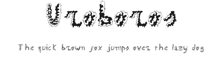 Uroboros by Juan Cañadas — Decorative Font