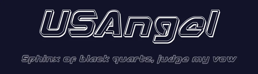 USAngel by Iconian Fonts — Display Font — thumbnail 2