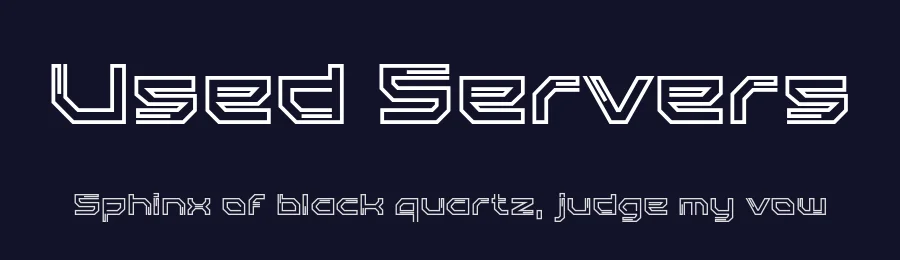 Used Servers by Alta Technologies — Display Font — thumbnail 2