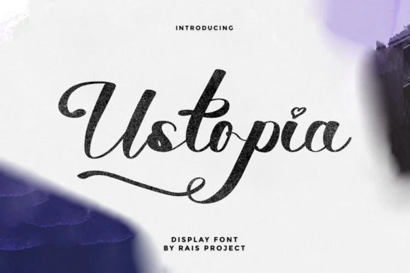 Ustopia Font by RaisProject — Script Handwritten Font