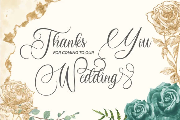 Utah Monogram Font by BaeMary — Wedding Font — thumbnail 4