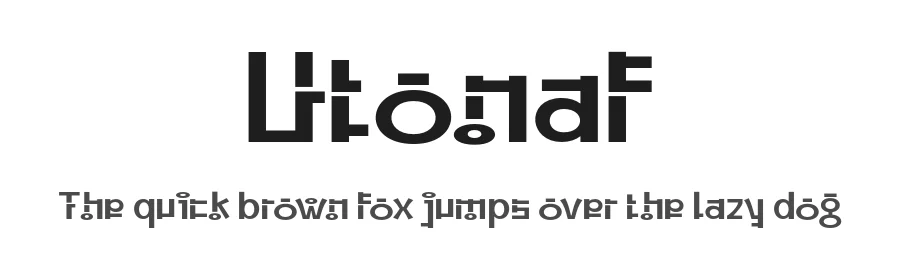 Utonaf by twinletter β Decorative Font