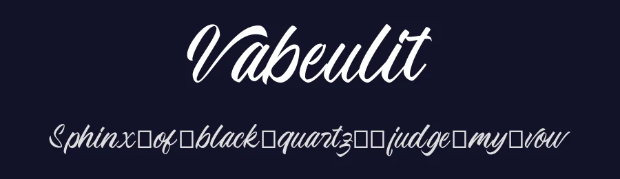 Vabeulit by mad haviy — Script Handwritten Font — thumbnail 2