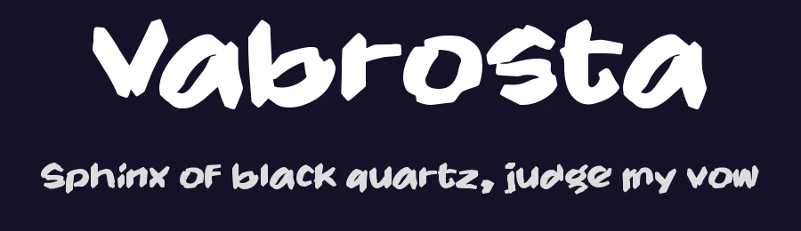 Vabrosta by wepfont.com — Script Handwritten Font — thumbnail 2