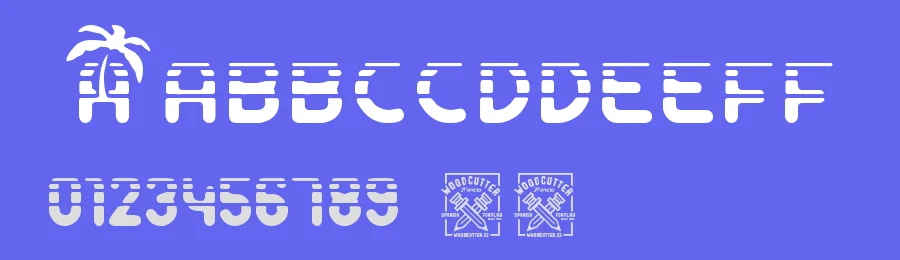 Vacaciones by Woodcutter — Decorative Font — thumbnail 3