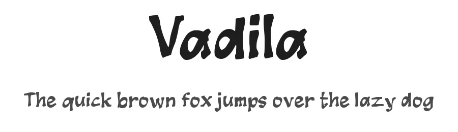 Vadila by wepfont.com — Decorative Font