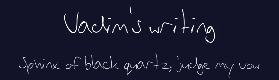 Vadim's writing by Omega Font Labs — Script Handwritten Font — thumbnail 2