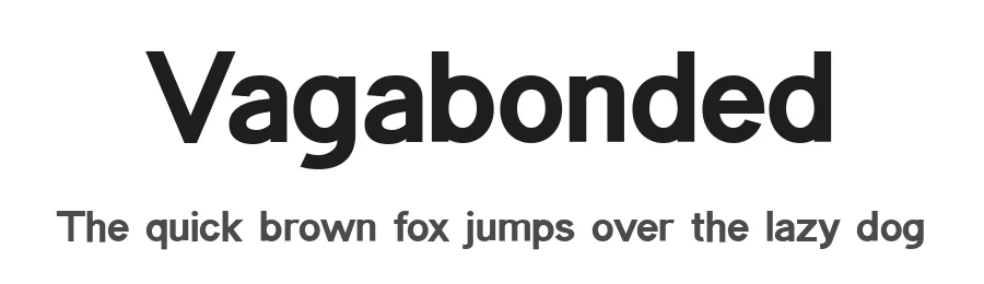Vagabonded by UI Creative — Sans Serif Font