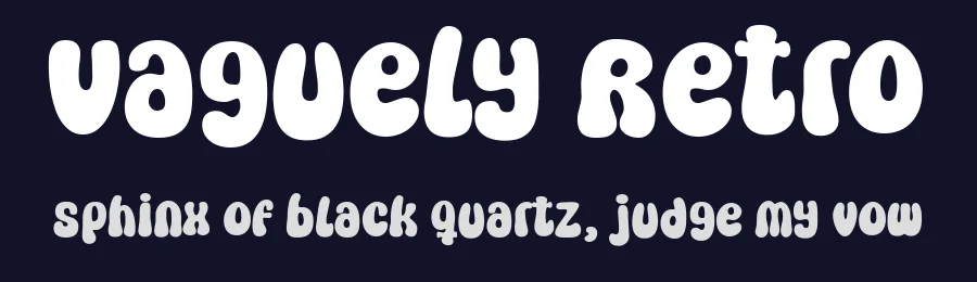 Vaguely Retro by Letterfly Studio — Decorative Font — thumbnail 2