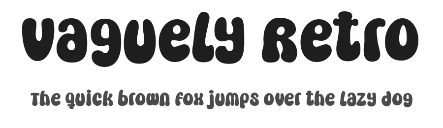 Vaguely Retro by Letterfly Studio — Decorative Font