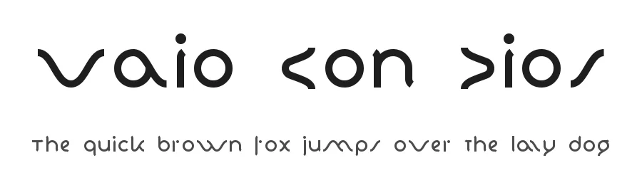 Vaio Con Dios by Kassymkulov Design — Display Font