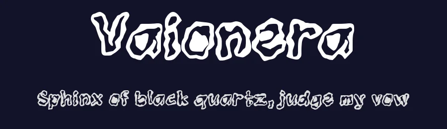 Vaionera by wepfont.com — Decorative Font — thumbnail 2