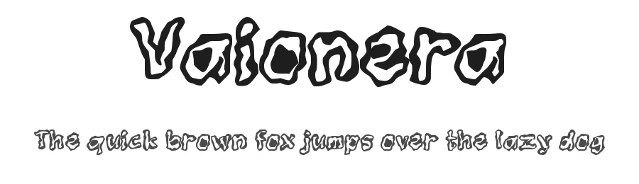 Vaionera by wepfont.com — Decorative Font
