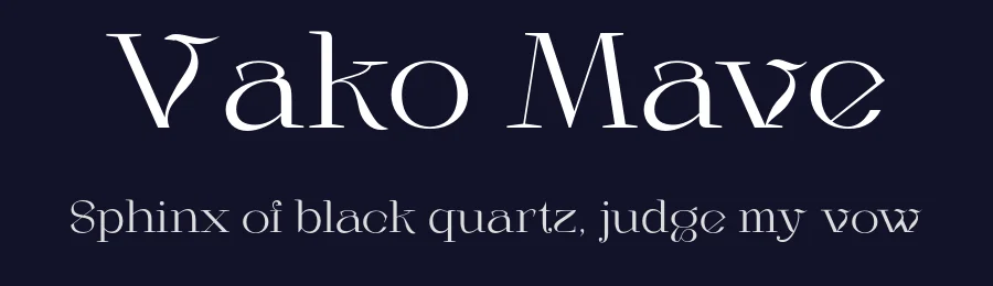Vako Mave by Nirmana Visual — Decorative Font — thumbnail 2