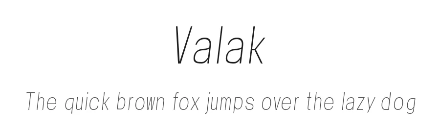 Valak by 4RM Font — Sans Serif Font