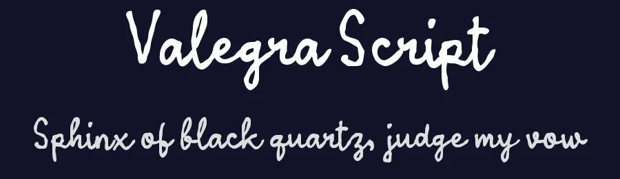 Valegra Script by wepfont.com — Script Handwritten Font — thumbnail 2