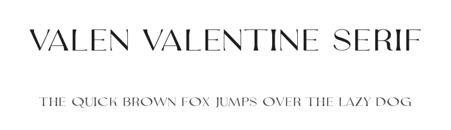 Valen Valentine Serif