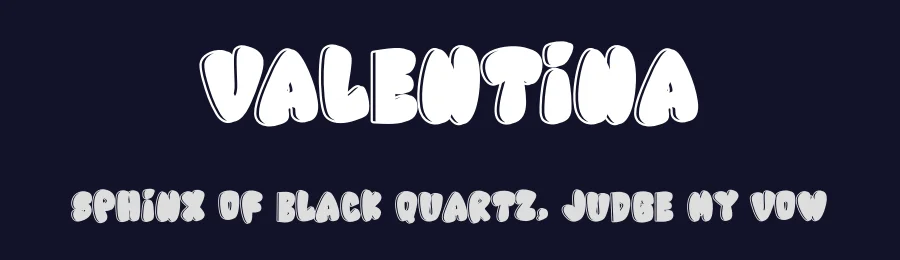 Valentina by Bilqis Studio — Decorative Font — thumbnail 2