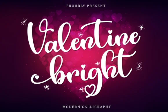Valentine Bright Font by Sakha Design — Script Handwritten Font