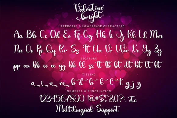 Valentine Bright Font by Sakha Design — Script Handwritten Font — thumbnail 7