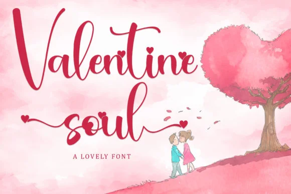 Valentine Soul Font by Sakha Design — Script Handwritten Font