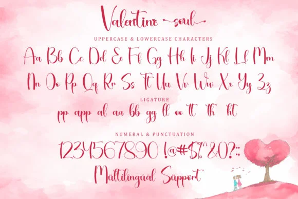 Valentine Soul Font by Sakha Design — Script Handwritten Font — thumbnail 7