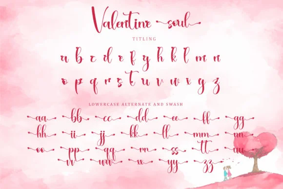 Valentine Soul Font by Sakha Design — Script Handwritten Font — thumbnail 8