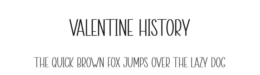 Valentine History