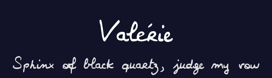 Valérie by philing.net — Script Handwritten Font — thumbnail 2
