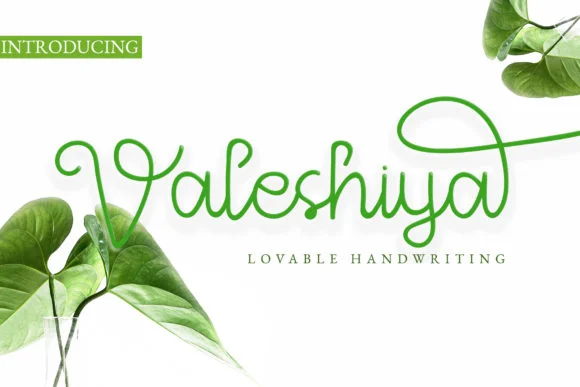 Valeshiya Font by airotype — Script Handwritten Font