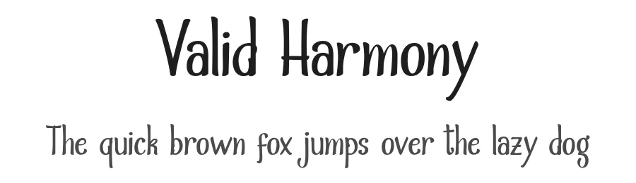 Valid Harmony