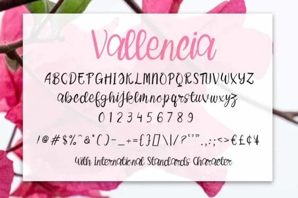 Vallencia Font by shiddiq.art by shiddiq.art — Script Handwritten Font — thumbnail 3