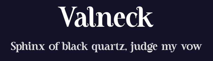 Valneck by Storytype Studio — Serif Font — thumbnail 2
