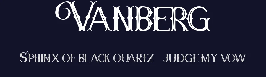 Vanberg by Maulana Creative — Decorative Font — thumbnail 2