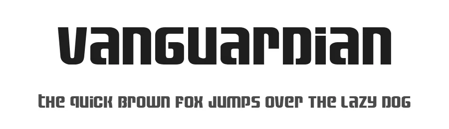 Vanguardian by Iconian Fonts — Display Font