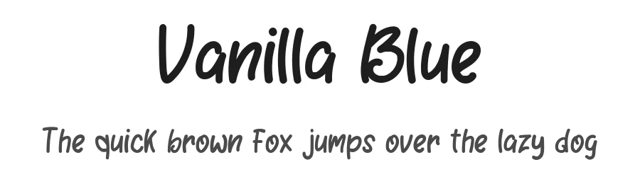 Vanilla Blue