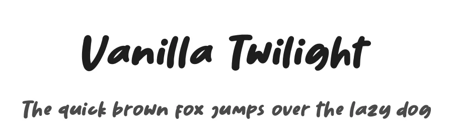 Vanilla Twilight
