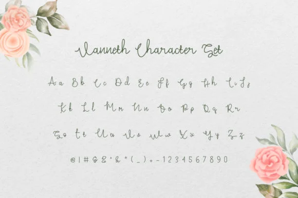 Vanneth Font by Dhw type — Script Handwritten Font — thumbnail 5