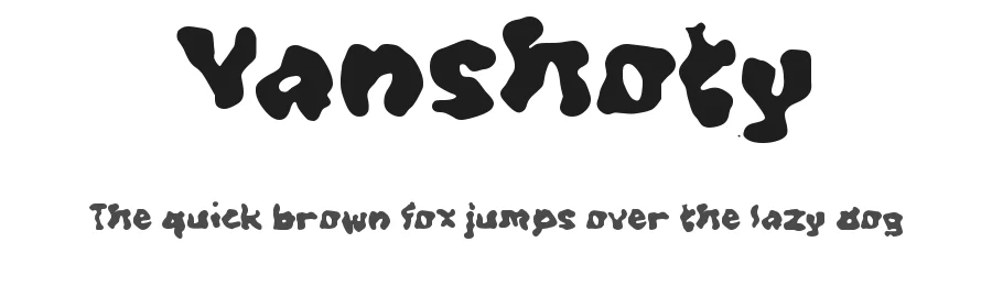 Vanshoty by wepfont.com β Decorative Font