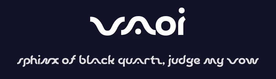 Vaoi by Faqih Fawaji — Display Font — thumbnail 2