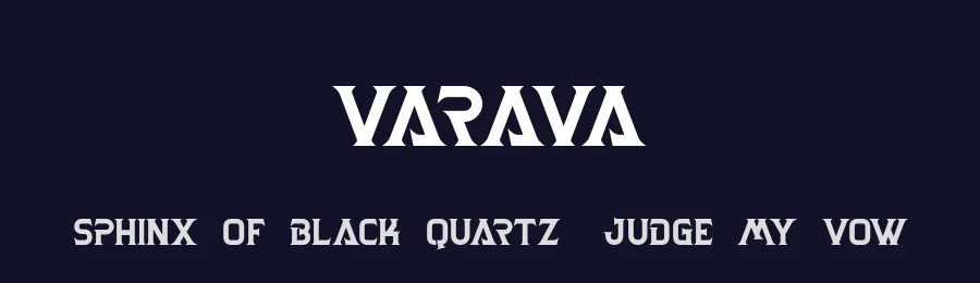 Varava by Vacatype Co. — Decorative Font — thumbnail 2
