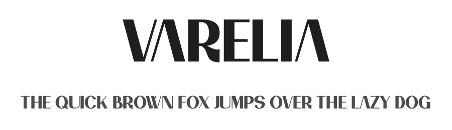 Varelia by Muhammad Yafinuha — Sans Serif Font