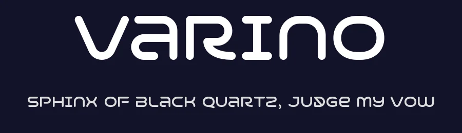 Varino by Arterfak Project — Display Font — thumbnail 2
