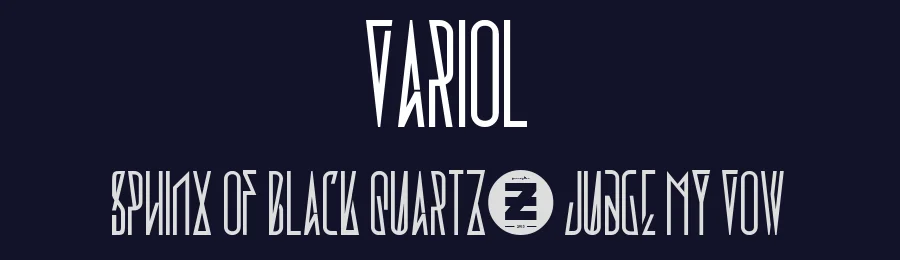 Variol by Ezzazebra — Decorative Font — thumbnail 2