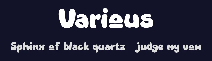 Various by Dharmas Foundry — Decorative Font — thumbnail 2