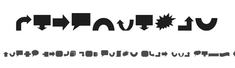 VariShapes by Iconian Fonts — Dingbats Font