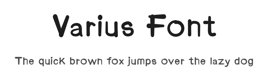 Varius Font