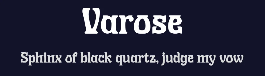 Varose by RantautypeStudio — Decorative Font — thumbnail 2
